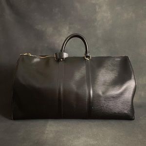 Louis Vuitton Epi Keepall 55 Black